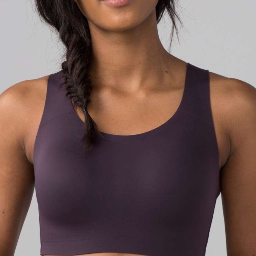 NWT BLCT LULULEMON ENLITE BRA BLACK CURRANT - 32 C - Picture 4 of 6